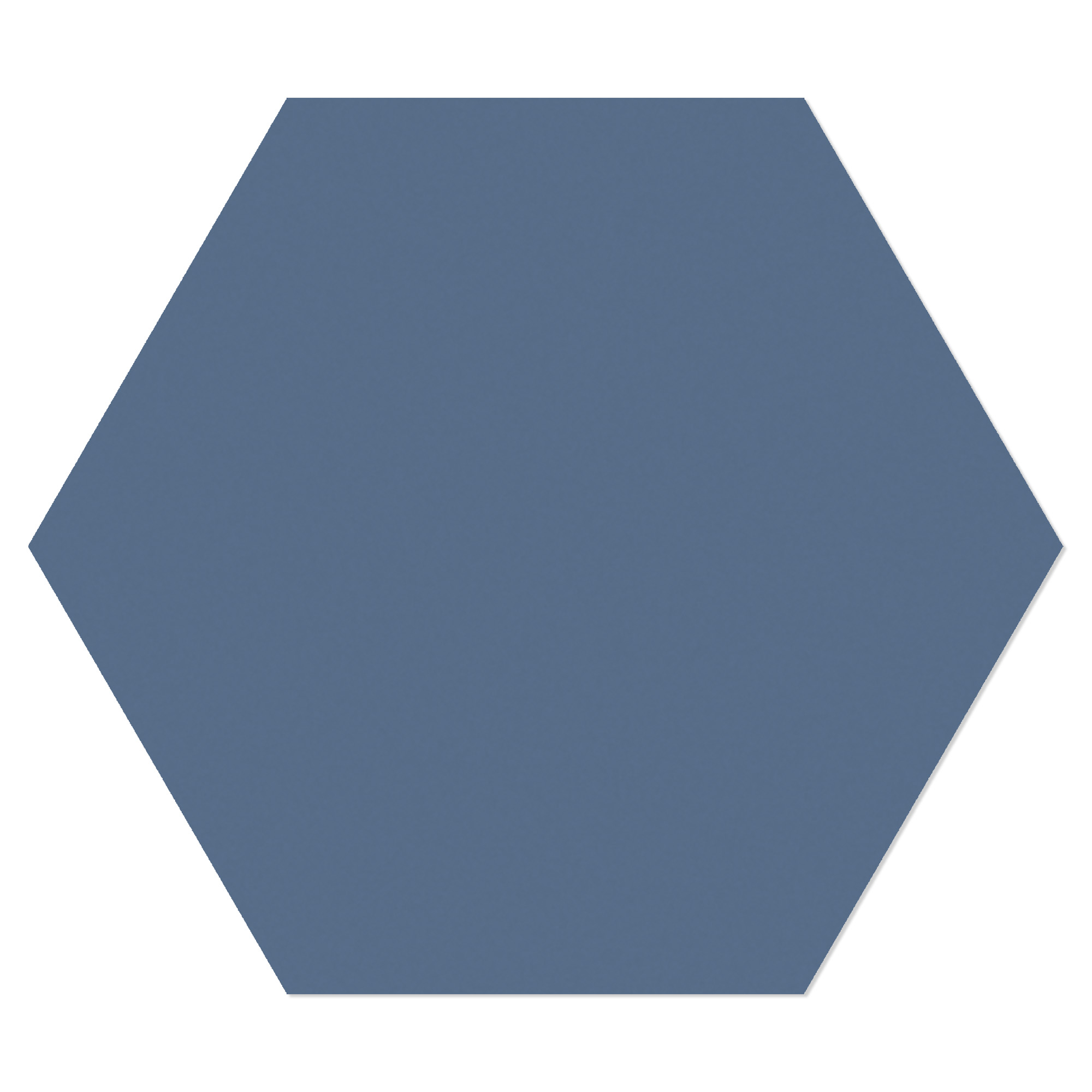 Hexagon Klinker Sekel Mørkblå Mat 15x17 cm