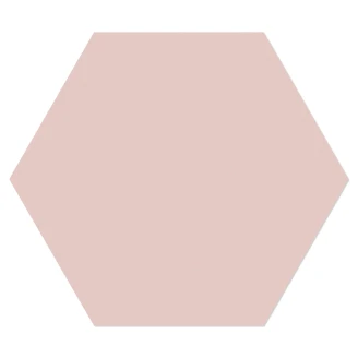 Hexagon Klinker <strong>Sekel</strong>  Rosa Mat 23x27 cm