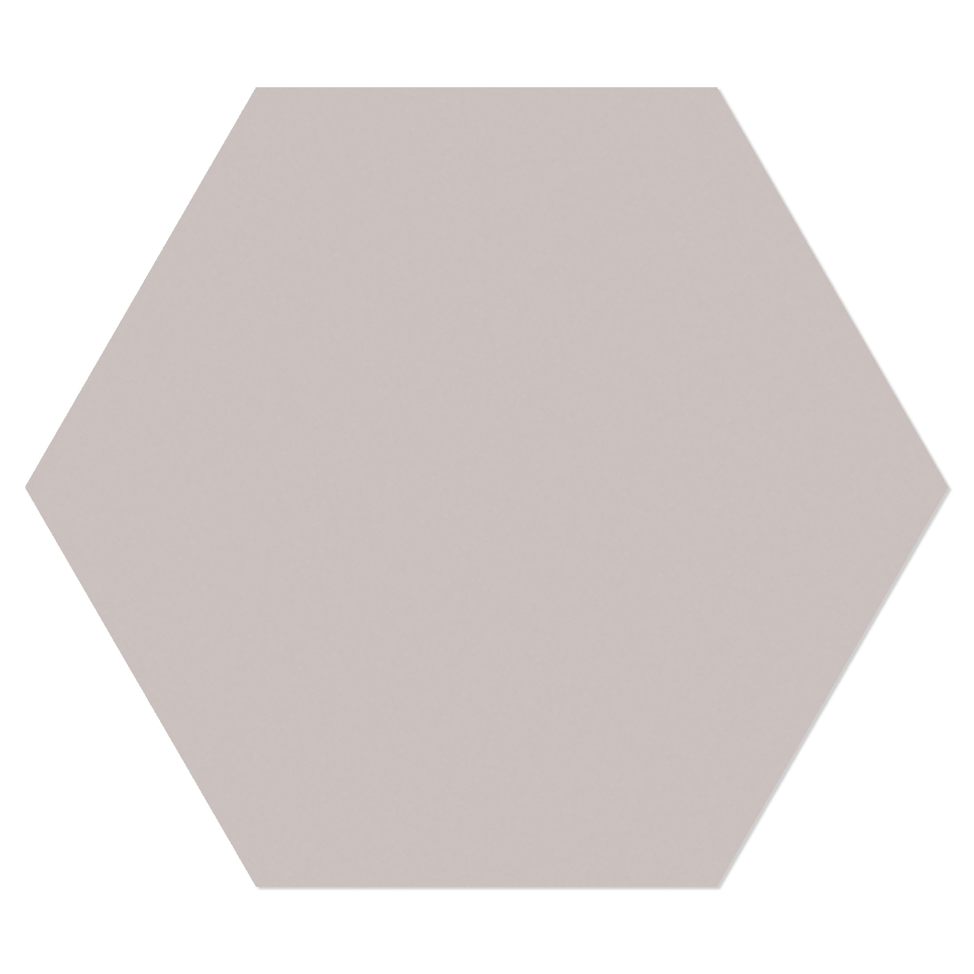 Hexagon Klinker Sekel Gråbeige Mat 23x27 cm