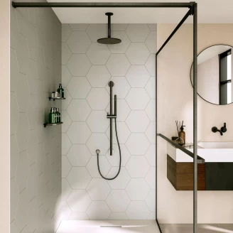 Hexagon Klinker <strong>Sekel</strong>  Grå Mat 23x27 cm