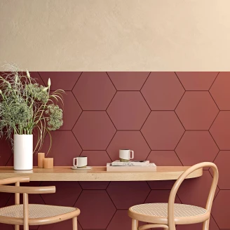 Hexagon Klinker <strong>Sekel</strong>  Chicago Mat 23x27 cm