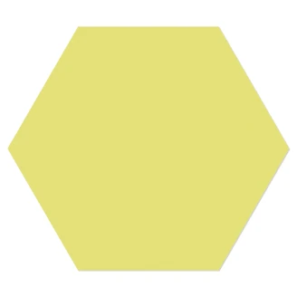 Hexagon Klinker <strong>Sekel</strong>  Gul Mat 23x27 cm