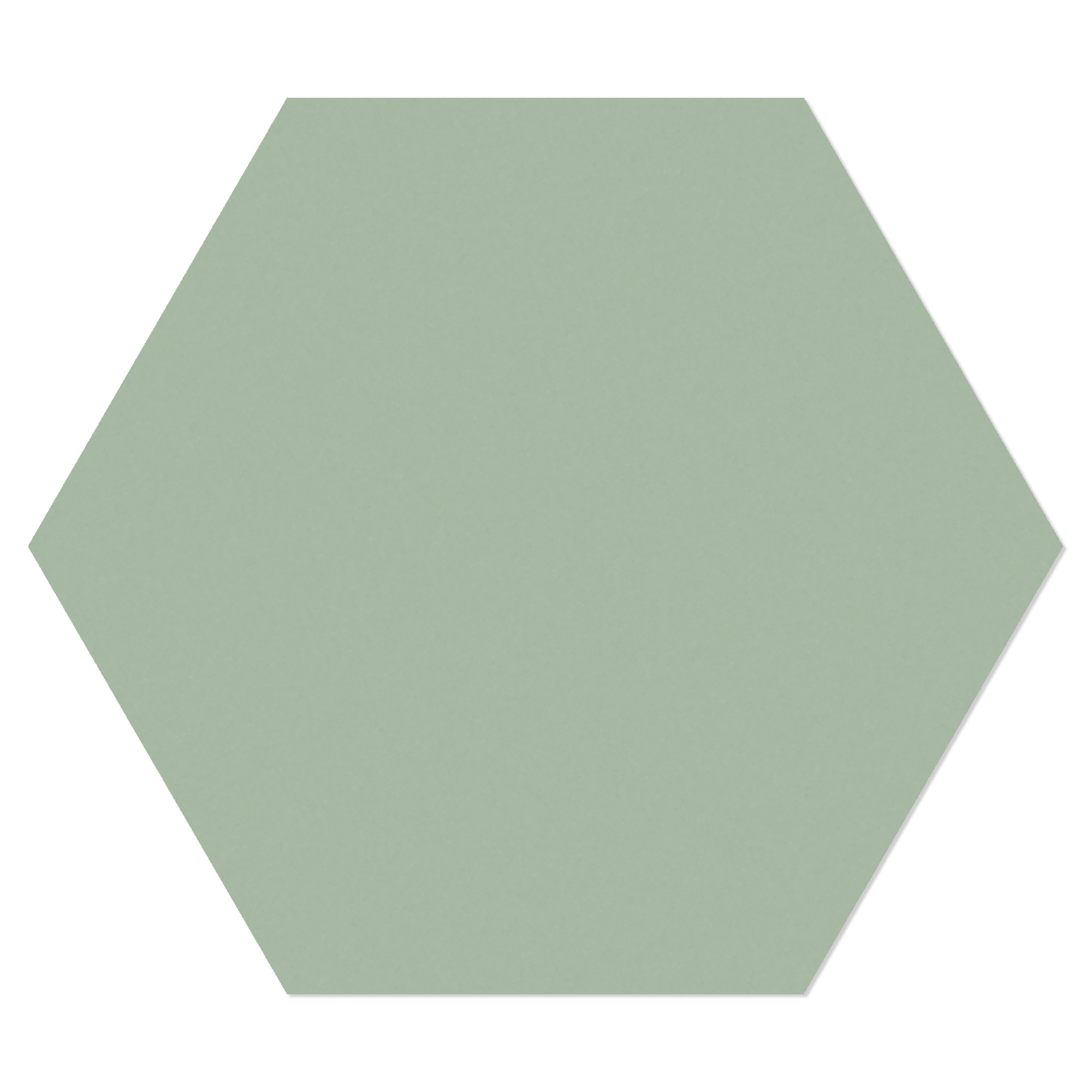 Hexagon Klinker Sekel Grøn Mat 23x27 cm