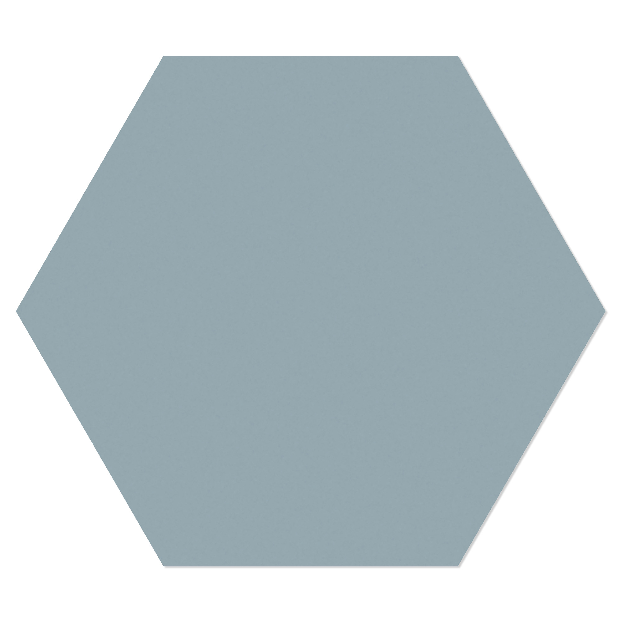 Hexagon Klinker Sekel Lysblå Mat 23x27 cm