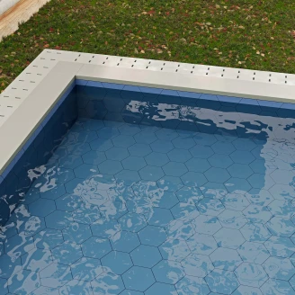 Hexagon Klinker <strong>Sekel</strong>  Mørkblå Mat 23x27 cm