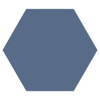 Hexagon Klinker <strong>Sekel</strong>  Mørkblå Mat 23x27 cm