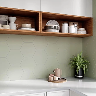 Hexagon Klinker <strong>Sekel</strong>  Ash Mat 23x27 cm