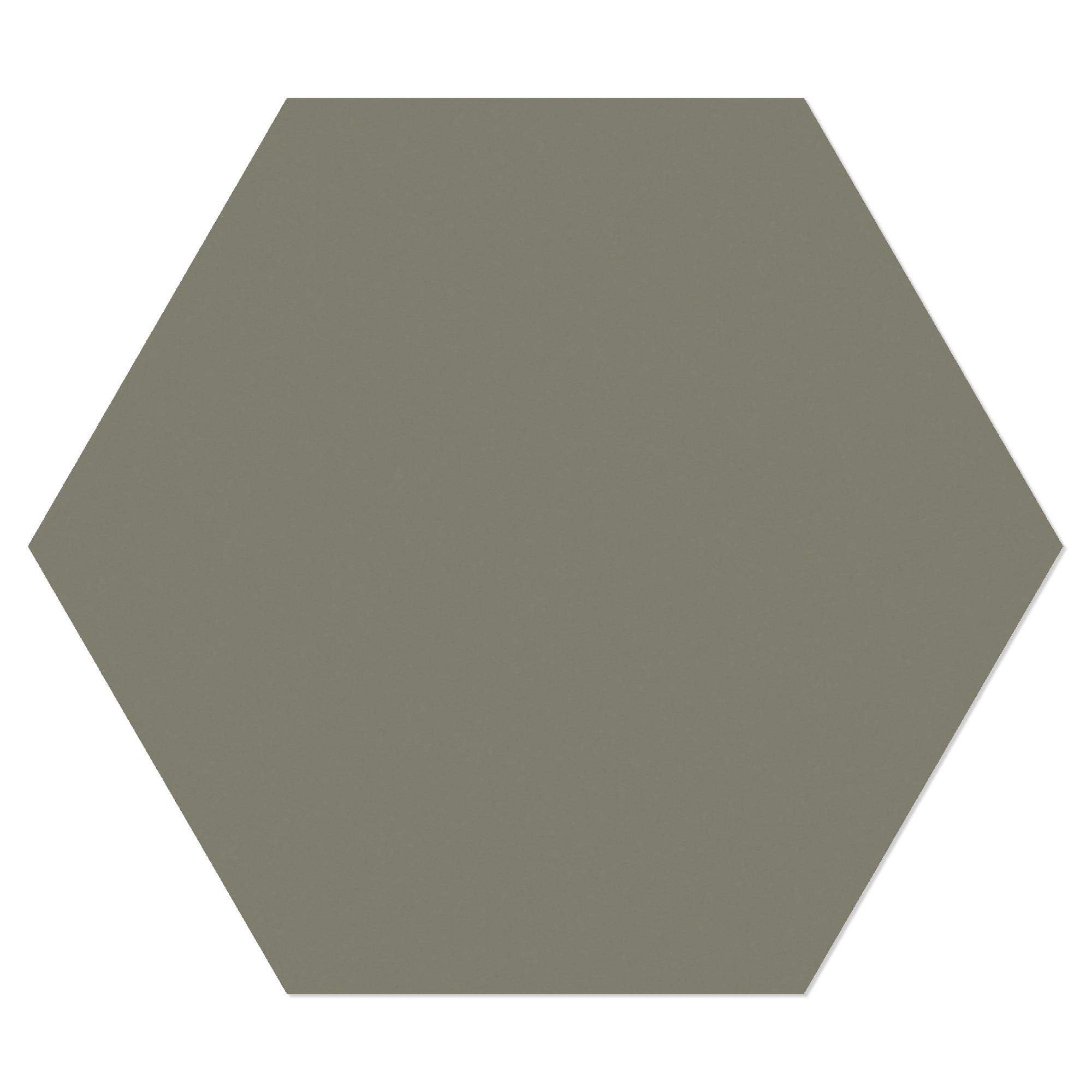 Hexagon Klinker Sekel Mørkbrun Mat 23x27 cm