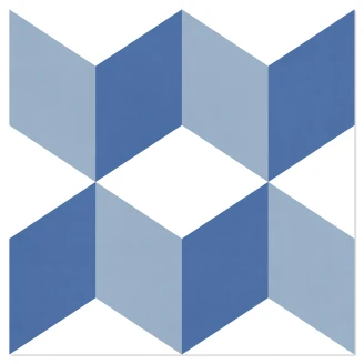 Klinker <strong>Lacour</strong>  Azure Mat 20x20 cm