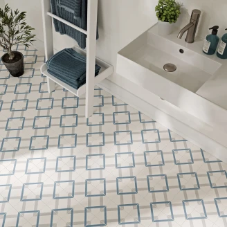 Klinker <strong>Sandvik</strong>  Griglia Blå Mat 15x15 cm