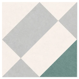 Klinker <strong>Sandvik</strong>  Rombo Grøn Mat 15x15 cm