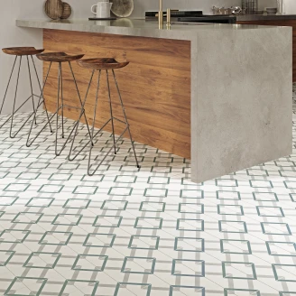 Klinker <strong>Sandvik</strong>  Griglia Grøn Mat 15x15 cm