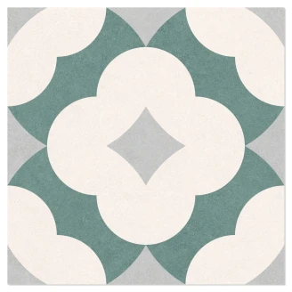 Klinker <strong>Althea</strong>  Ornella Grøn Mat 15x15 cm