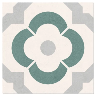 Klinker <strong>Althea</strong>  Floris Grøn Mat 15x15 cm