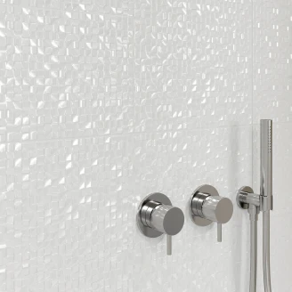 Vægflise <strong>Ljusvik</strong>  Antracitgrå Blank 25x50 cm