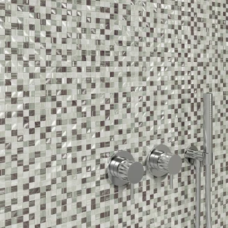 Vægflise <strong>Ljusvik</strong>  Grøn Blank 25x50 cm