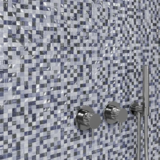 Vægflise <strong>Ljusvik</strong>  Mørkeblå Blank 25x50 cm