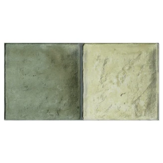 Klinker <strong>Viridi</strong>  Grøn Mat 10x20 (10x10) cm