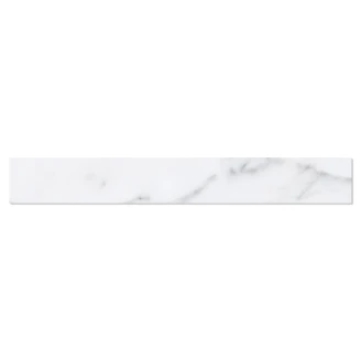 Marmor Gulvliste Klinker <strong>Rosendal</strong>  Hvid Mat 8x60 cm