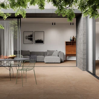 Sant’Agostino Klinker <strong>Duo</strong>  Karamel Skridsikker Mat-Struktur 3D 120x120 cm