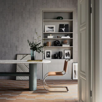 Sant’Agostino Klinker <strong>Duo</strong>  Taupe Mat-Struktur 3D 7x20 cm