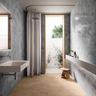 Sant’Agostino Klinker <strong>Duo</strong>  Karamel Mat-Struktur 3D 90x90 cm