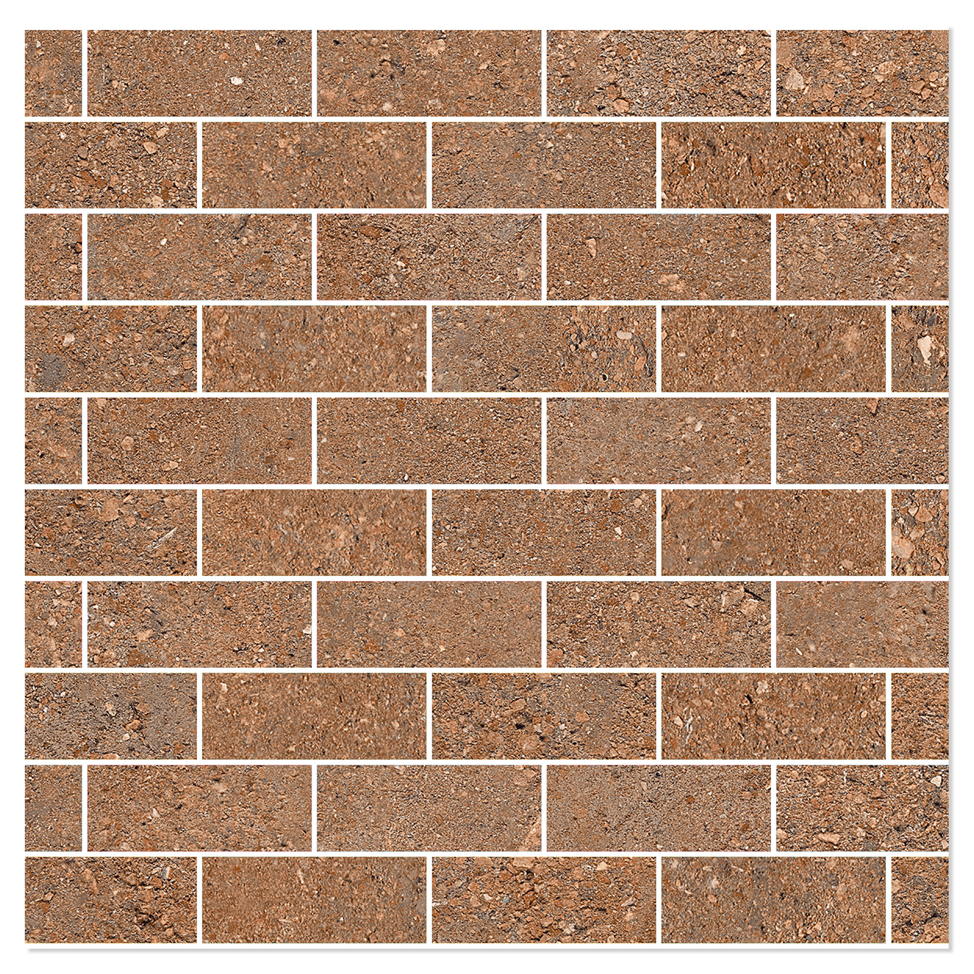 Sant’Agostino Mosaik Klinker Duo Cotto Mat-Struktur 3D 30x30 cm