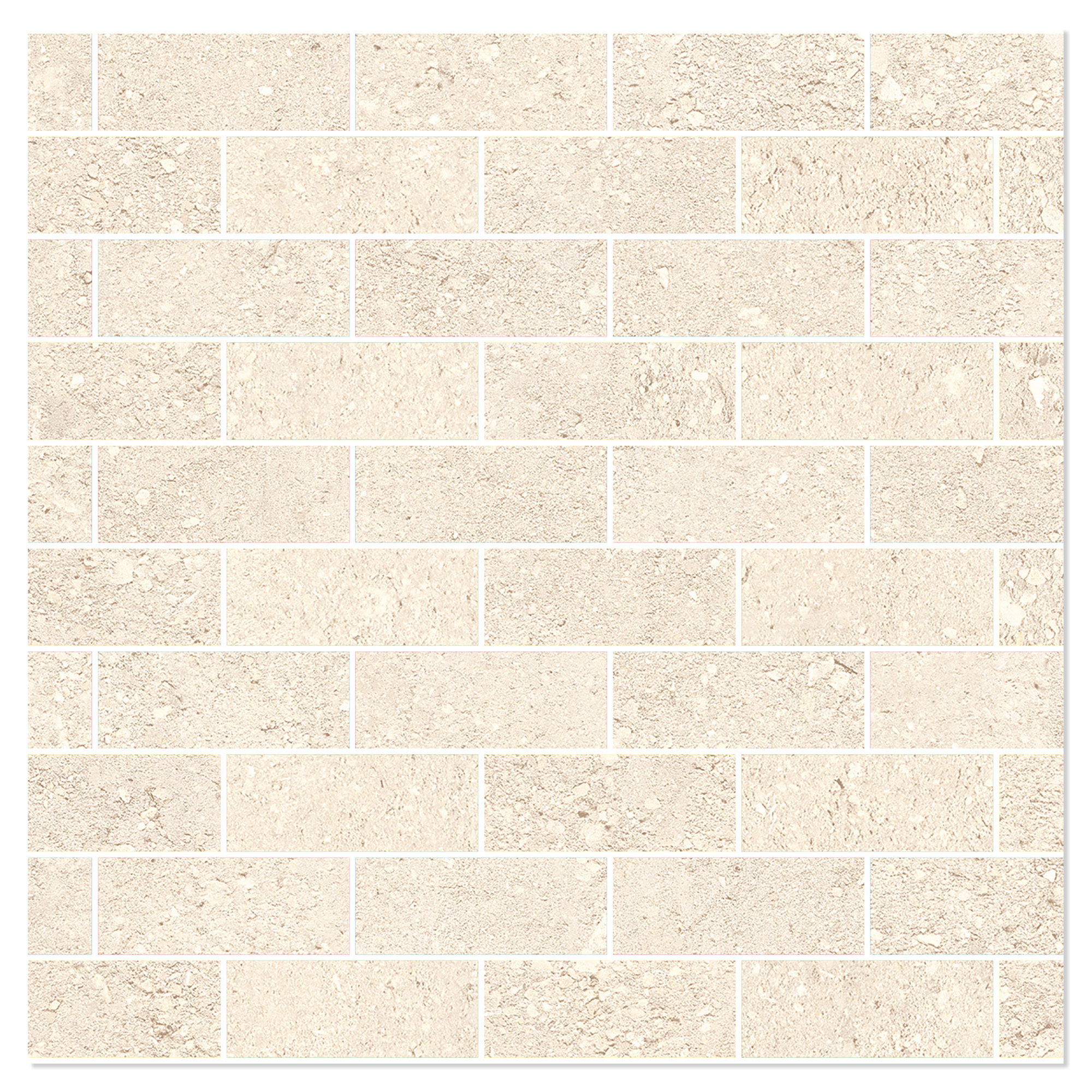 Sant’Agostino Mosaik Klinker Duo Ørken Mat-Struktur 3D 30x30 cm