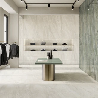 Sant’Agostino Marmor Klinker <strong>Paradiso</strong>  Elfenben Poleret 90x180 cm