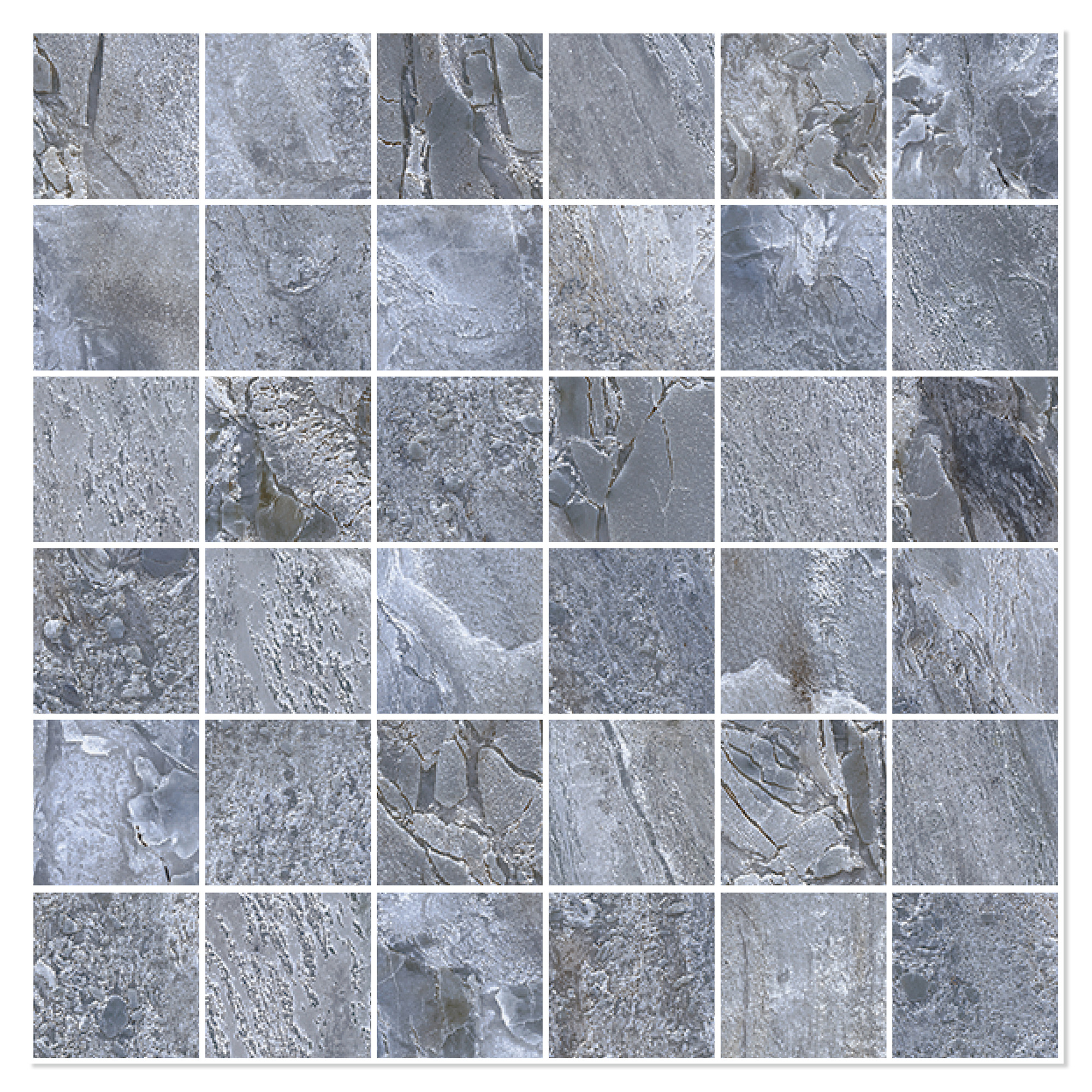 Sant’Agostino Marmor Mosaik Klinker Paradiso Flåde Mat 30x30 (5x5) cm