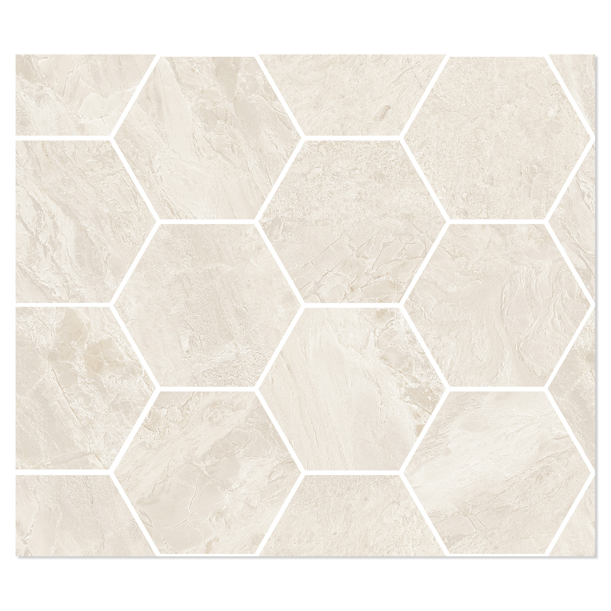 Sant’Agostino Mosaik Klinker Paradiso Beige Poleret 30x35 cm