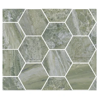 Sant’Agostino Mosaik Klinker <strong>Paradiso</strong>  Grøn Poleret 30x35 cm