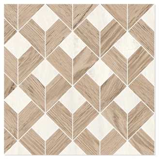 Sant’Agostino Mosaik Klinker <strong>Paradiso</strong>  Elfenben Poleret 29x29 cm