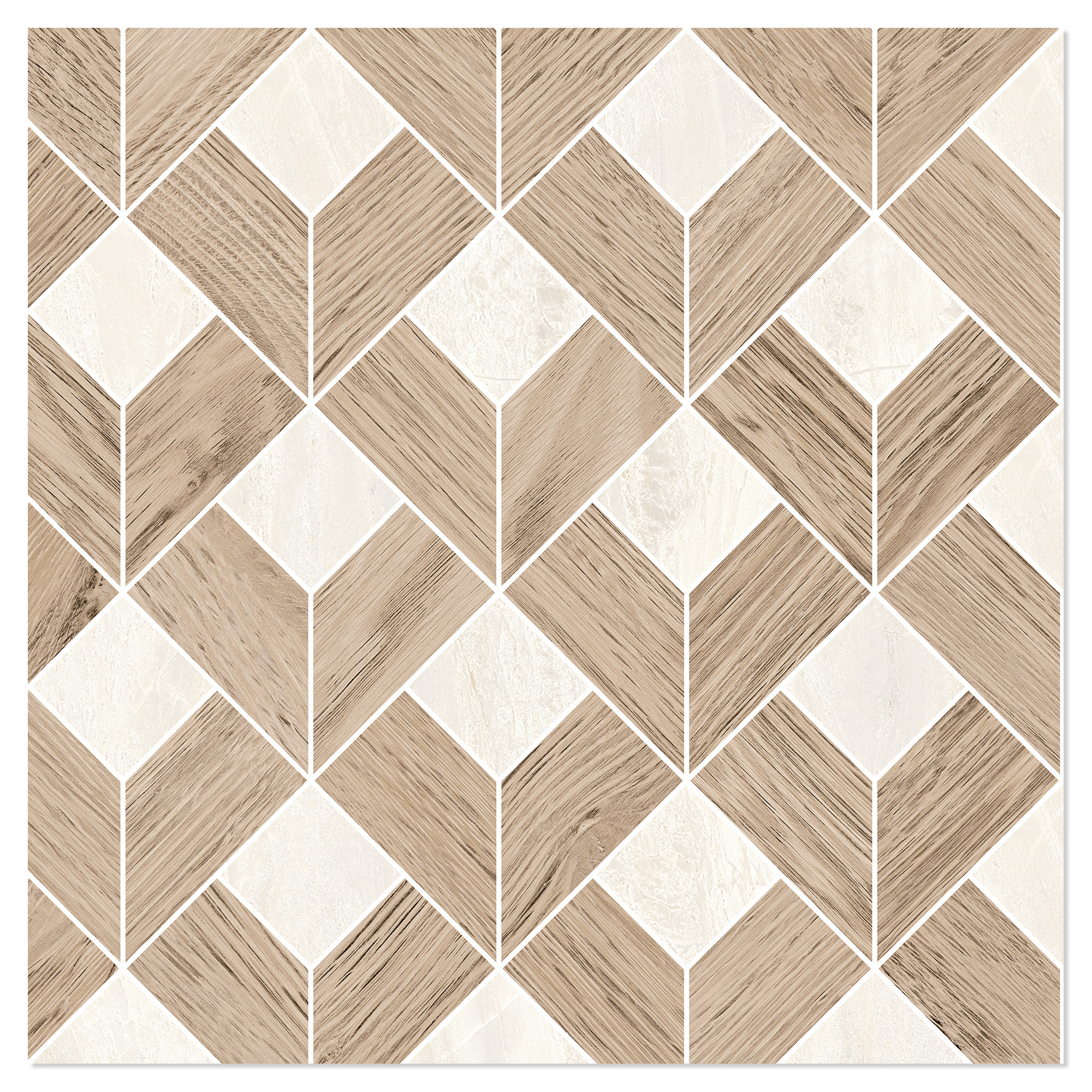 Sant’Agostino Mosaik Klinker Paradiso Elfenben Poleret 29x29 cm