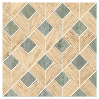 Sant’Agostino Mosaik Klinker <strong>Paradiso</strong>  Grøn Poleret 29x29 cm