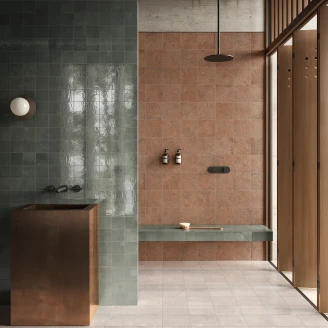 Sant’Agostino Klinker Pixel Aloe Blank 10x10 cm