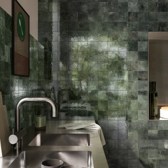 Sant’Agostino Klinker Pixel Skov Blank 10x10 cm