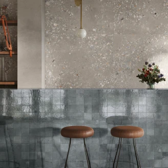 Sant’Agostino Klinker Pixel Ocean Blank 10x10 cm