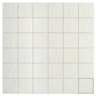 Sant’Agostino Klinker Pixel Hvid Blank 10x10 cm