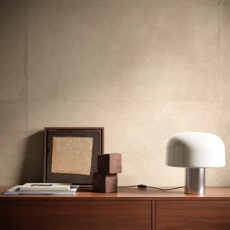 Sant’Agostino Vægflise <strong>Iro</strong>  Stribet Elfenben Mat-Relief 60x120 cm