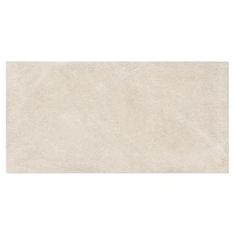 Sant’Agostino Vægflise <strong>Iro</strong>  Stribet Sand Mat-Relief 60x120 cm