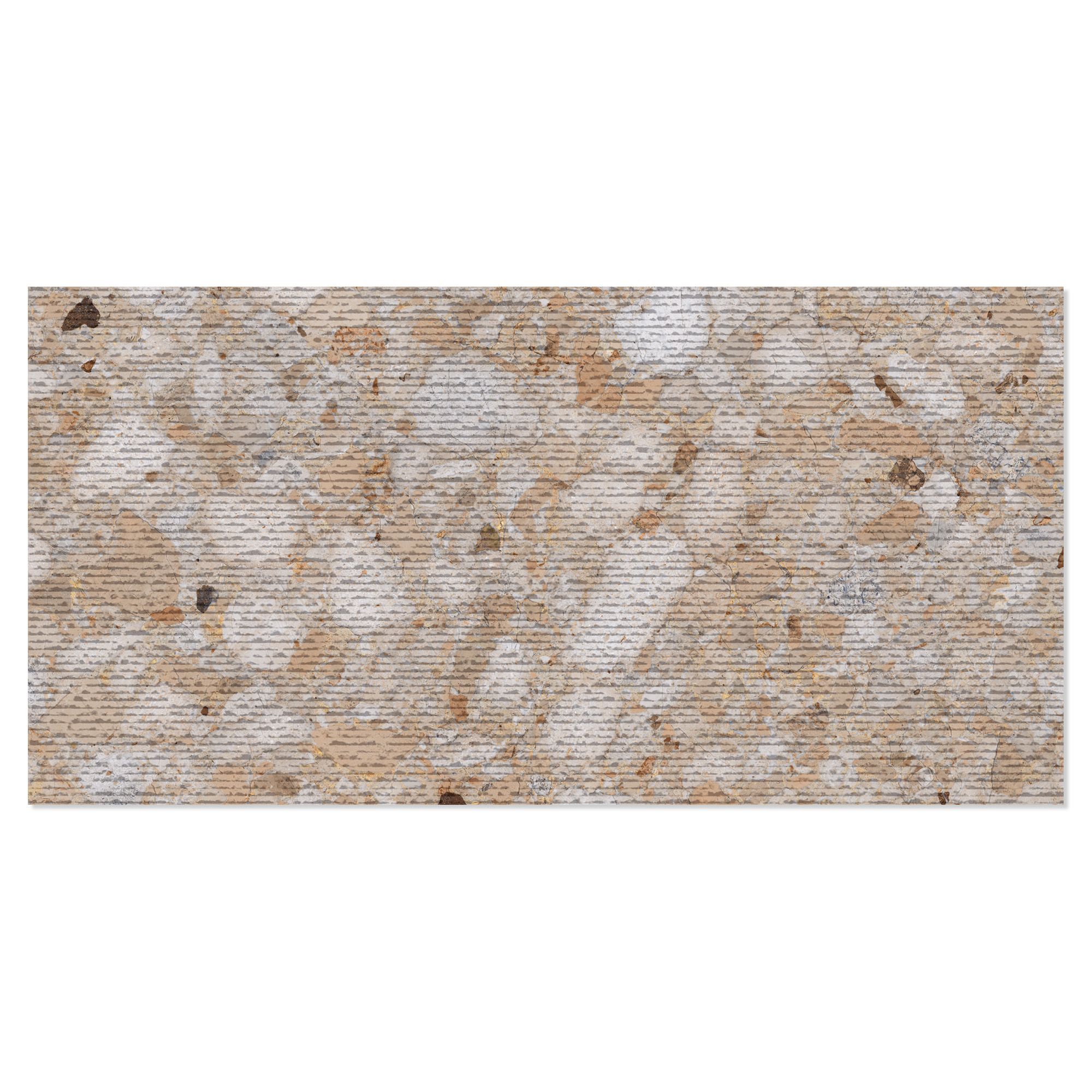 Sant’Agostino Klinker Venistone Guld Mat-Relief 60x120 cm