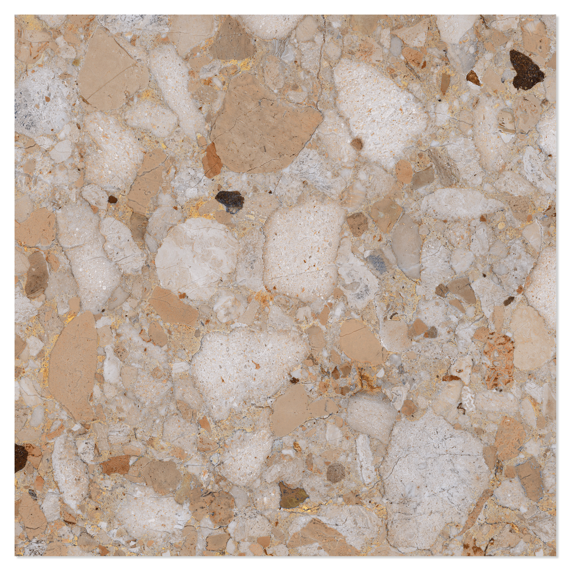 Sant’Agostino Klinker Venistone Guld Mat 60x60 cm