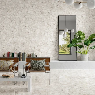 Sant’Agostino Klinker <strong>Venistone</strong>  Elfenben Poleret 90x90 cm