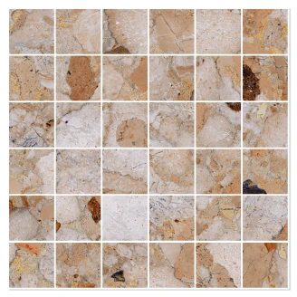 Sant’Agostino Mosaik Klinker <strong>Venistone</strong>  Guld Mat 30x30 (5x5) cm