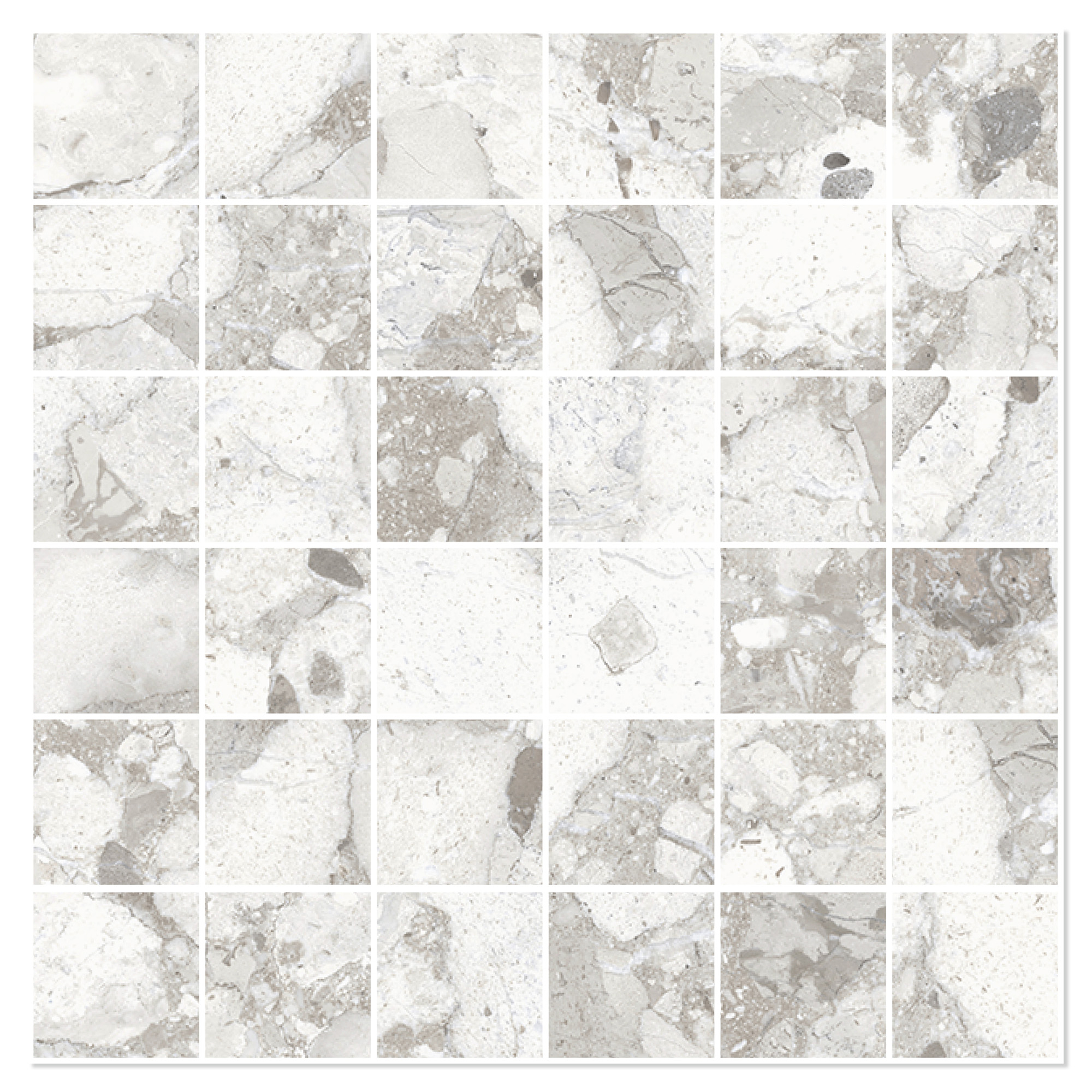 Sant’Agostino Mosaik Klinker Venistone Perle Poleret 30x30 (5x5) cm