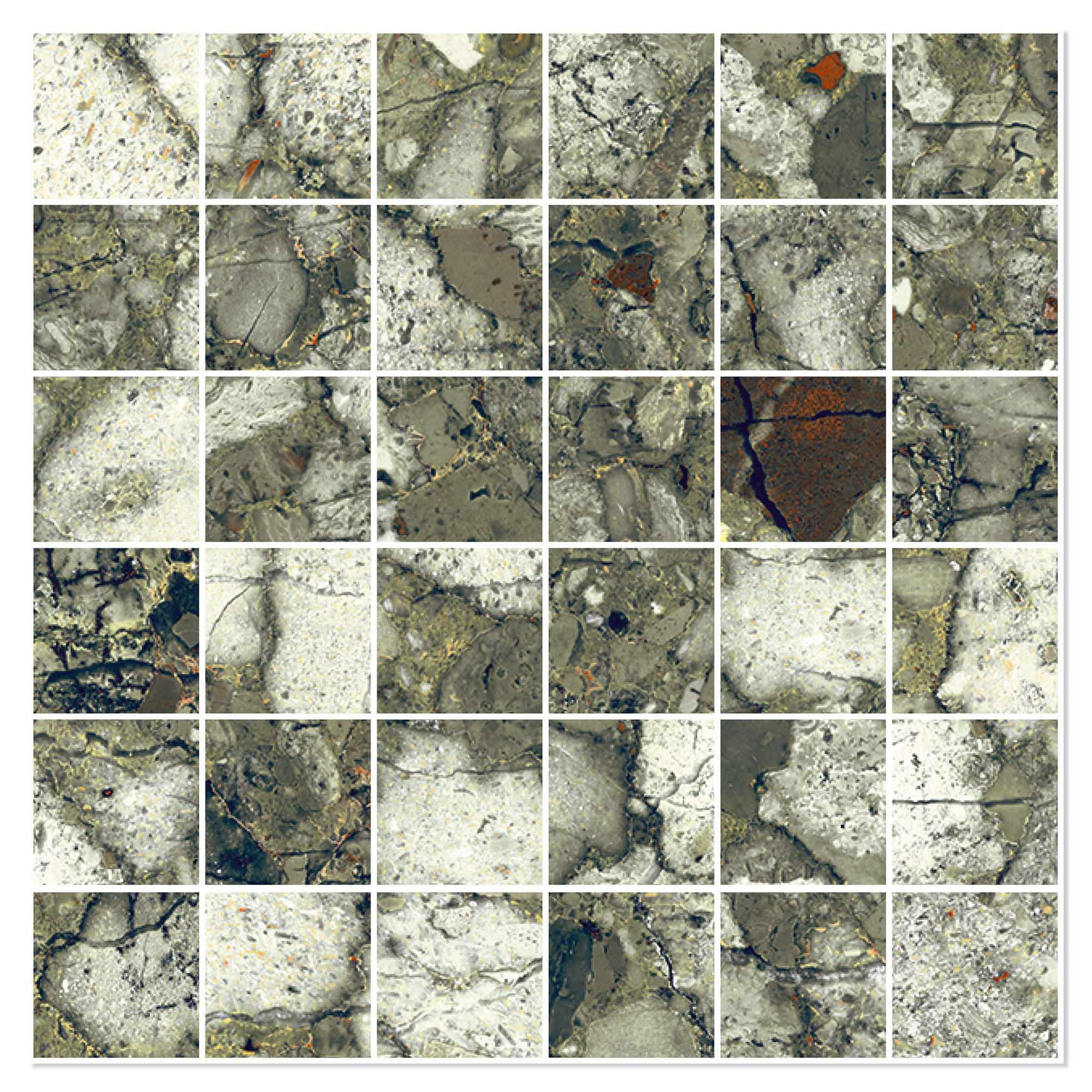 Sant’Agostino Mosaik Klinker Venistone Smaragd Poleret 30x30 (5x5) cm