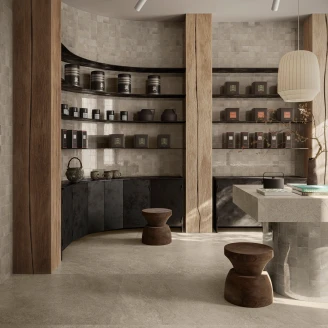 Sant’Agostino Klinker <strong>Bergstone</strong>  Sand Mat-Struktur 3D 120x120 cm