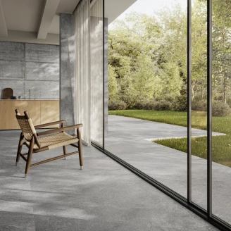 Sant’Agostino Udendørs Klinker <strong>Bergstone</strong>  Mørk Mat-Struktur 3D 60x120 cm Tykkelse 20 mm