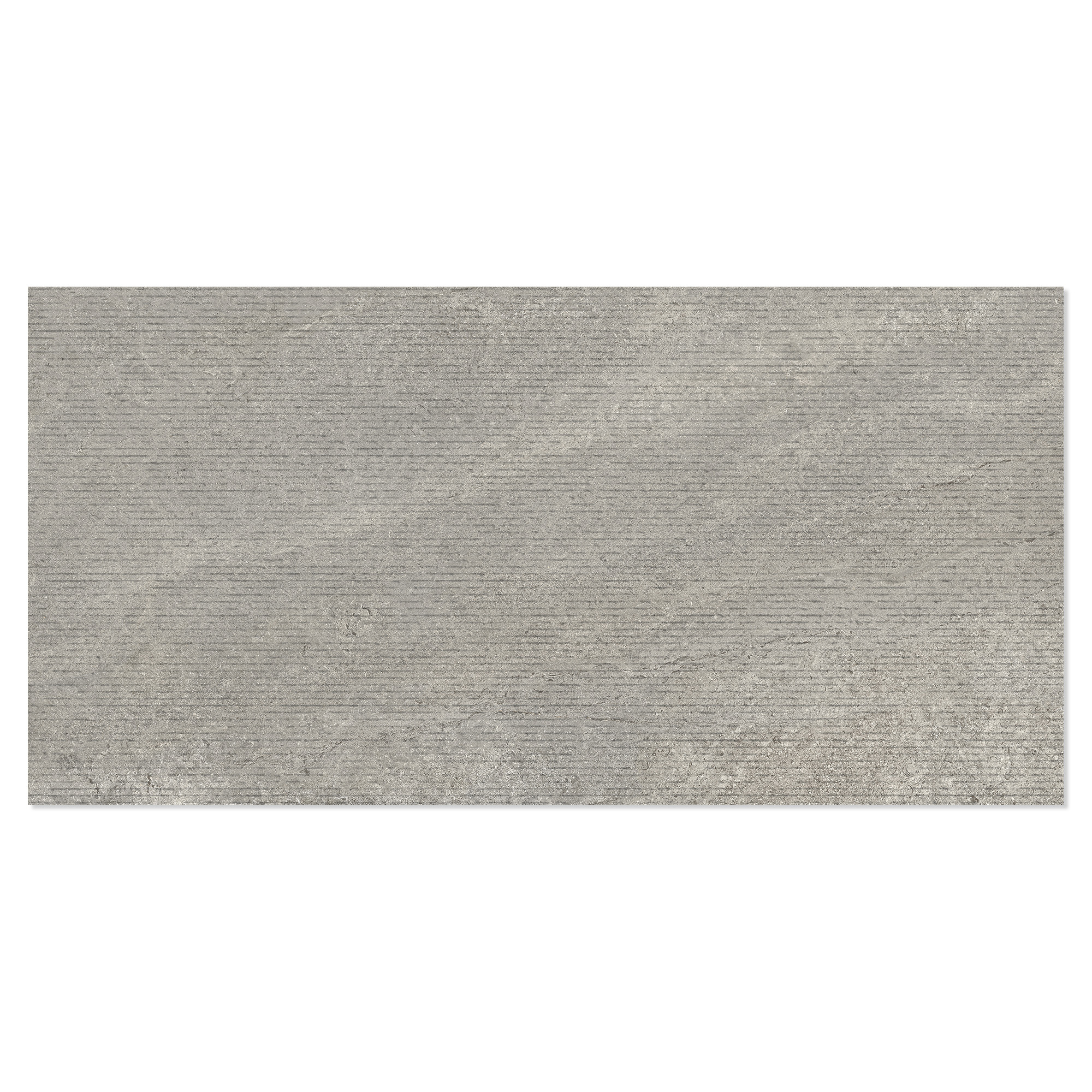 Sant’Agostino Vægflise Bergstone Rigato Grå Mat-Relief 60x120 cm